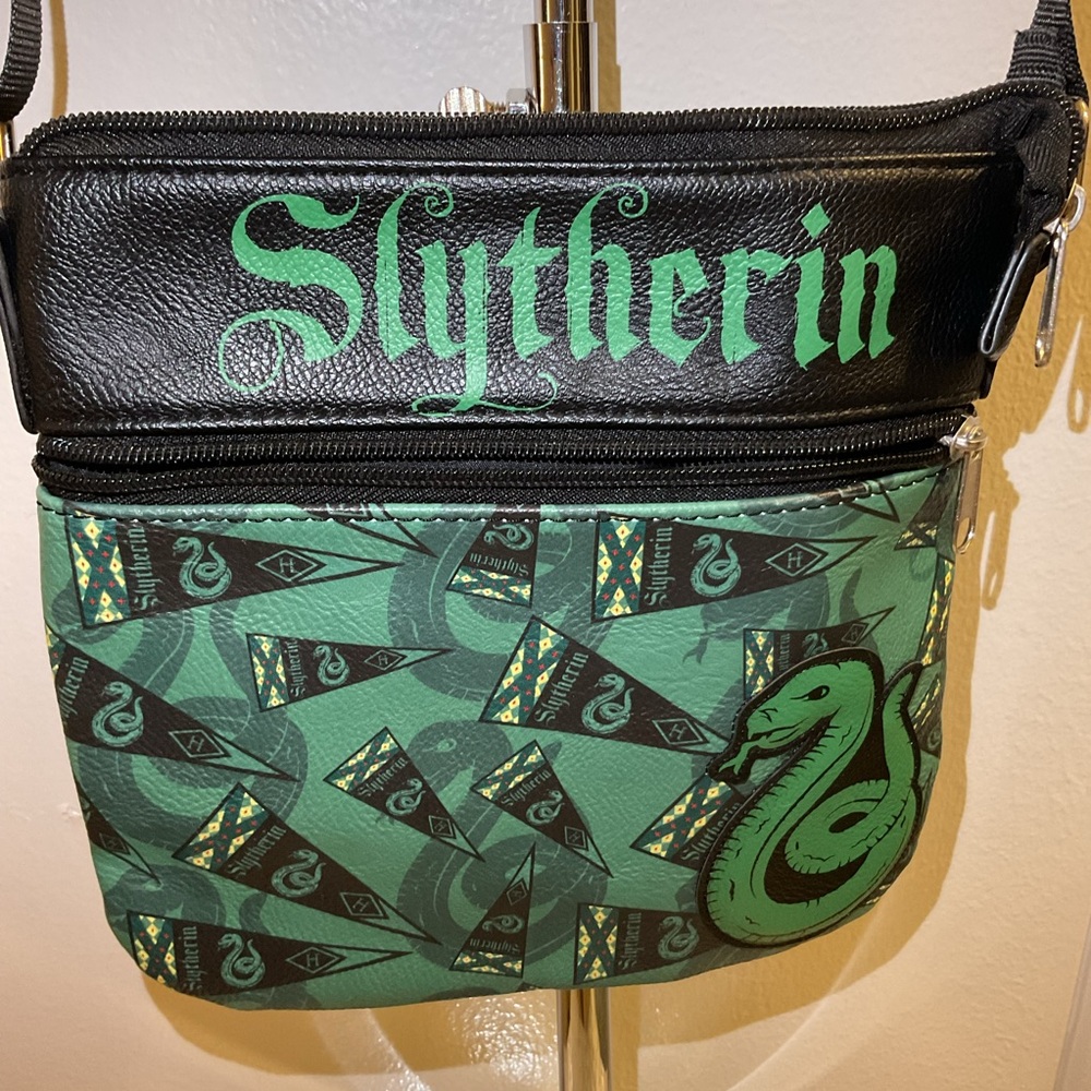 Warner Bros Green and Black Slytherin Belt Bag